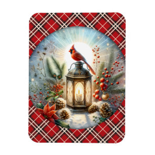Christmas Cardinal. Magnet