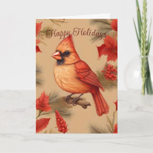 Christmas Cardinal - Motivational Holiday Card