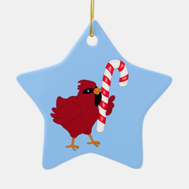 Christmas Cardinal Ornament (Front)