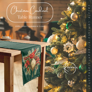 Christmas Cardinal Table Runner
