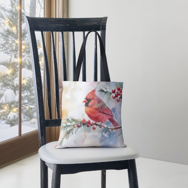 Christmas Cardinal Tote Bag (Creator Uploaded)
