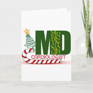 CHRISTMAS CARDIOLOGIST HOLIDAY CARD