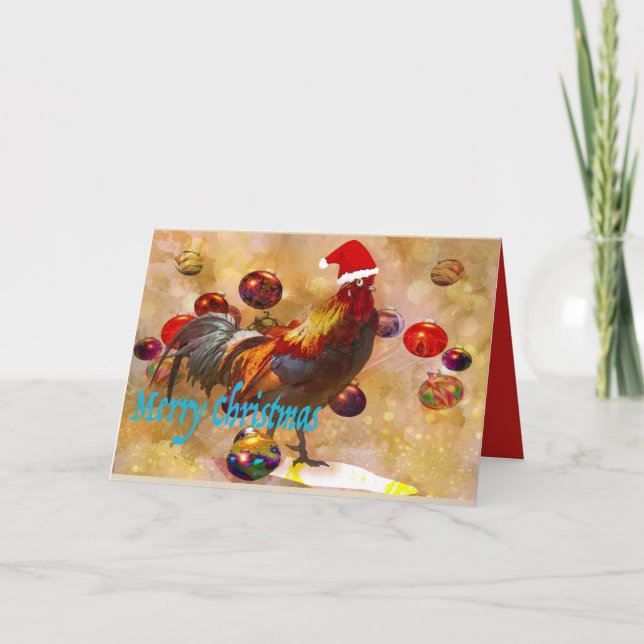Christmas cards for chicken lovers (Front)