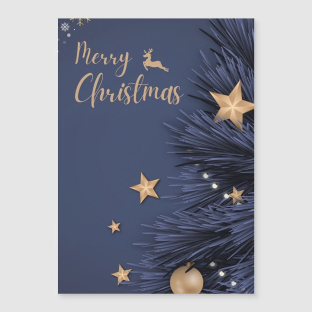 christmas cards - magnetic christmas card (Front)