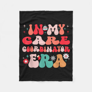 Christmas Care Coordinator For Funny Men Women Kid Fleece Blanket