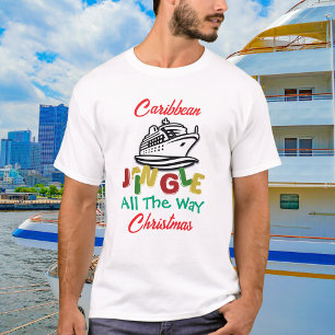 Christmas Caribbean Cruise Personalise T-Shirt