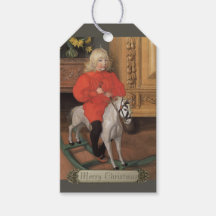 Christmas Carl Larsson Boy on rocking horse CC1062