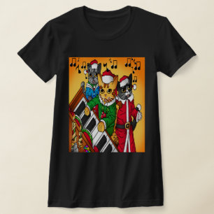 Christmas Carol Cats T-Shirt