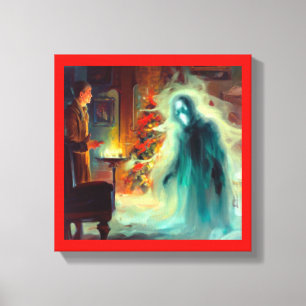 Christmas Carol Ghost of Christmas Future Canvas Print