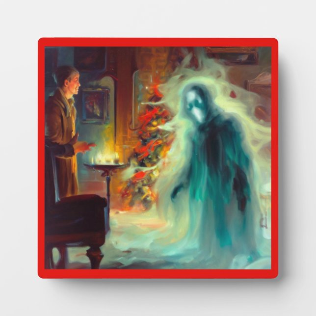 Christmas Carol Ghost of Christmas Future Plaque (Front)