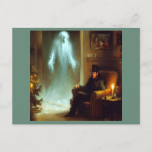 Christmas Carol Ghost of Christmas Past Holiday Postcard