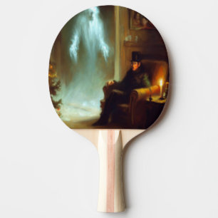 Christmas Carol Ghost of Christmas Past Ping Pong Paddle