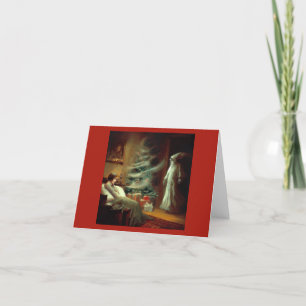 Christmas Carol Ghost of Christmas Present Holiday Card