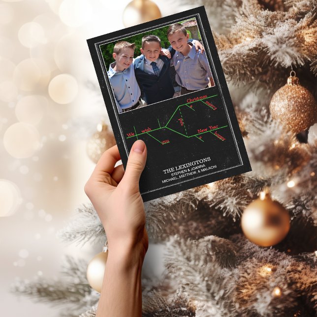 Christmas Carol Grammar Diagram Holiday Photo Card (Christmas Carol Grammar Diagram Holiday Photo Christmas Card)