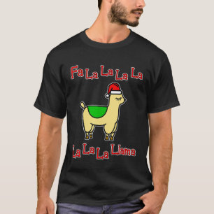 Christmas Carol Llama Alpaca Holiday Animal Lover T-Shirt