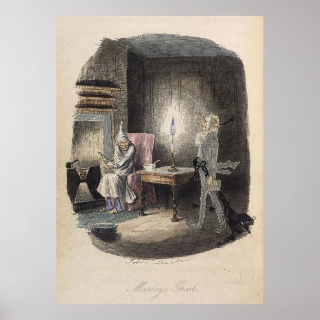 Christmas Carol - Marley's Ghost Poster (Front)
