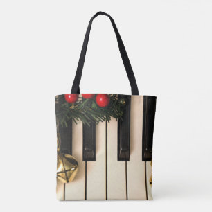 Christmas Carol Music Room Tote Bag