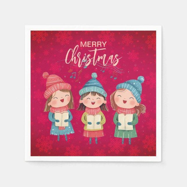 Christmas Carol  Napkin (Front)