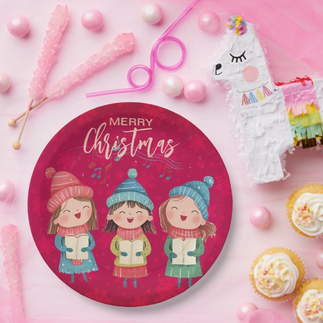 Christmas Carol  Paper Plate (Party)