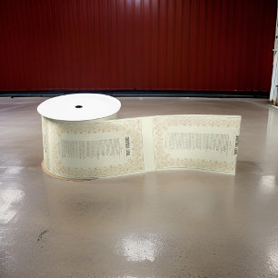 "Christmas Carol " Story Christmas Satin Ribbon