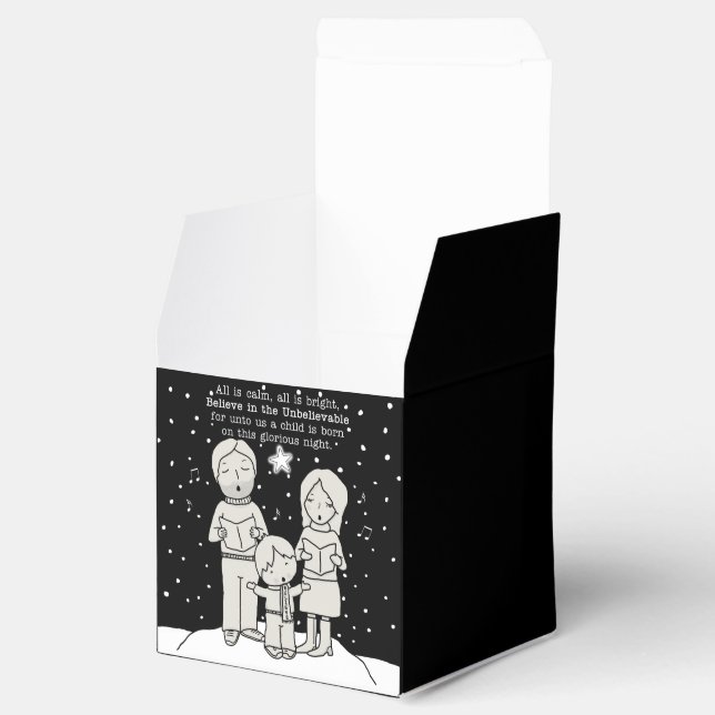 Christmas Caroling Favour Box (Opened)