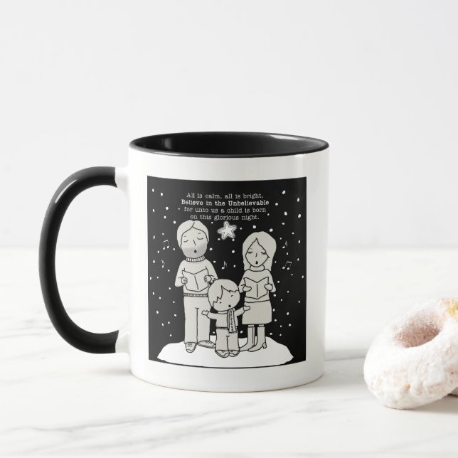 Christmas Caroling Mug (With Donut)