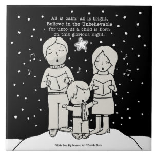 Christmas Caroling Tile