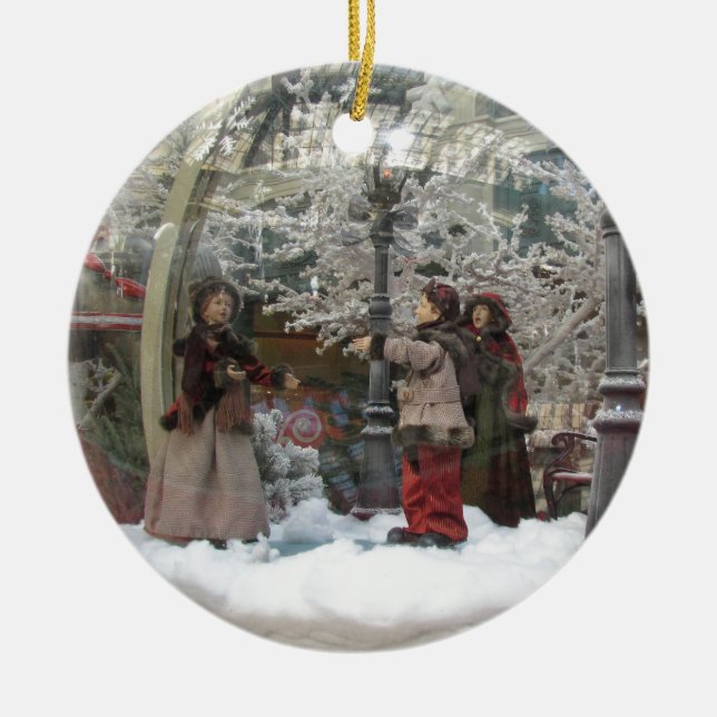 Christmas Carollers Ornament (Front)
