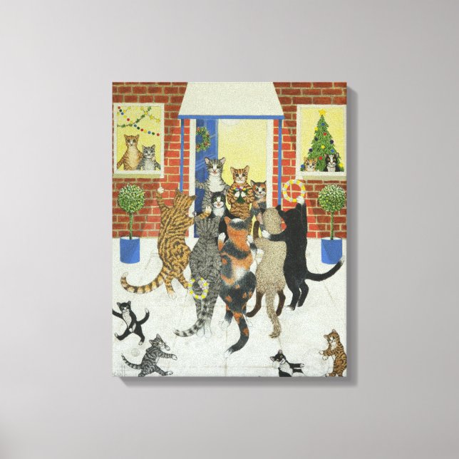 Christmas carols canvas print (Front)