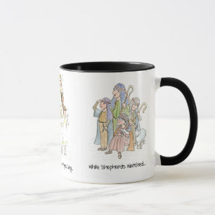 Christmas Carols Ringer Mug