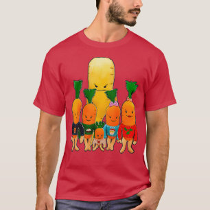 Christmas Carrot Family and Evil Parsnip T-Shirt