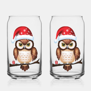 Christmas cart can glass