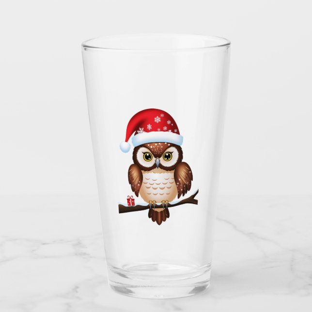 Christmas cart glass (Front)