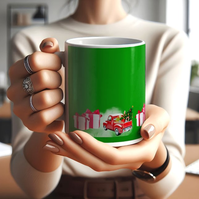 Christmas cartoons green COFFEE MUG (Creator Uploaded)