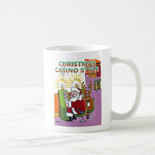 Christmas Casino Style left hand mug