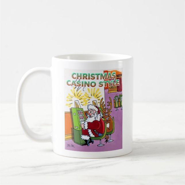 Christmas Casino Style mug (Left)