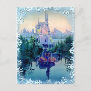 CHRISTMAS CASTLE by SHARON SHARPE Holiday Postcard