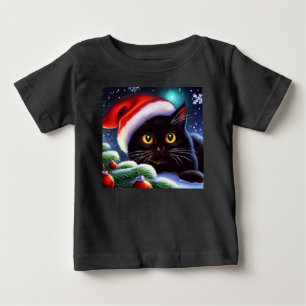 Christmas Cat 1 Baby T-Shirt