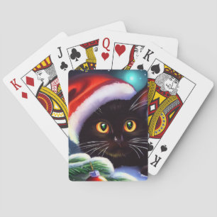 Christmas Cat (1) Playing Cards