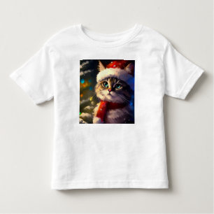Christmas Cat 5 Toddler T-Shirt