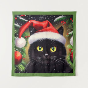 Christmas Cat 6 Tapestry