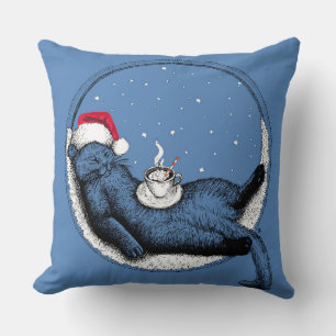Christmas Cat Cushion