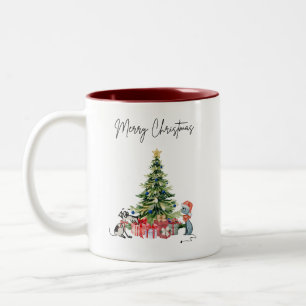 Christmas Cat & Dog Mug