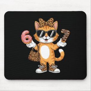 Christmas Cat For Women 6 7 Tee Meme Leopard Bow X Mouse Pad