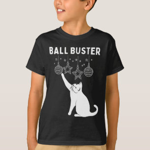 Christmas Cat Ll Buster Xmas Ornaments Funny Holid T-Shirt