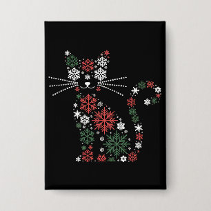 Christmas Cat Made up Snowflakes Funny Cats