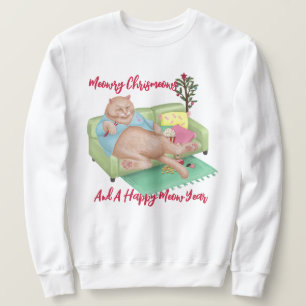 Christmas Cat - Meowry Christmas Sweatshirt