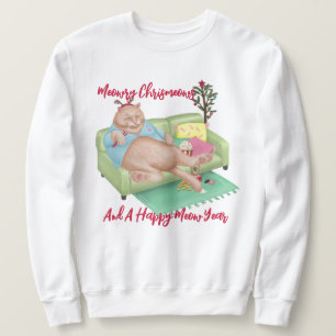 Christmas Cat - Meowry Christmas Sweatshirt