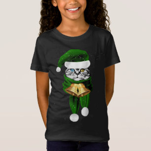 CHRISTMAS CAT MEOWY SHIRT FUNNY CUTE XMAS CAT