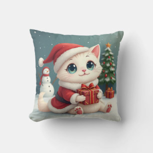 Christmas Cat pillow